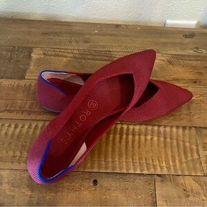 EUC Rothy’s Cinnamon Points Size 7